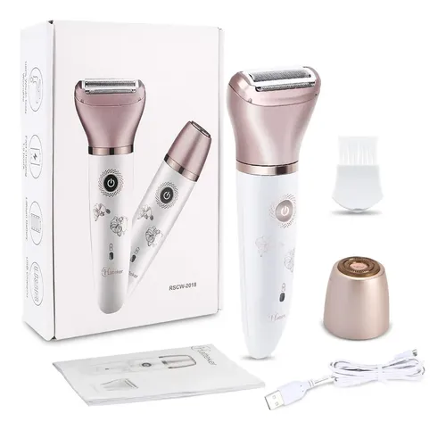 Maquinilla De Afeitar Eléctrica Renfox 2 En 1 Para Mujer, Hú