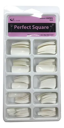 Tips Para Uñas Super X 100 Blanco Natura Transparente U35