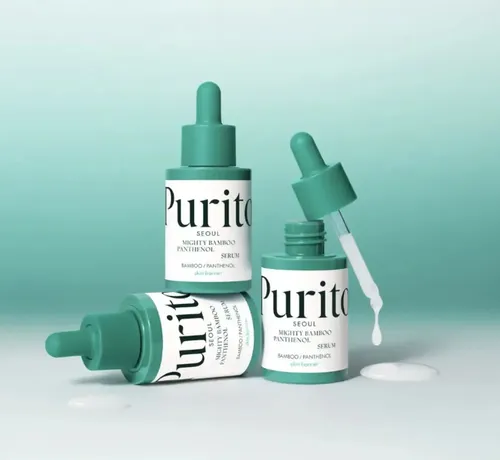Purito Seoul Mighty Bamboo Panthenol Serum 30ml Todo Tipo De Piel Día/noche