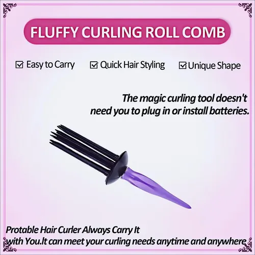 Cepillo Neuvikter Para Cabello 17 Dientes Definidor De Rizos