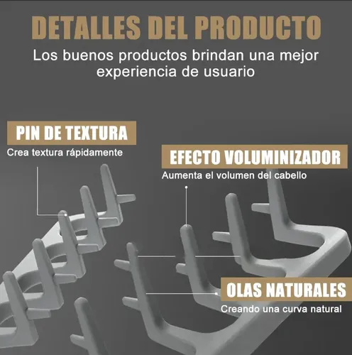 Set 2 Peines Texturizadores Para Volumen De Barbero Comb