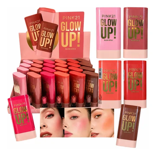 Rubor En Barra Glow Pink 21 Blush Stick Maquillaje Crema