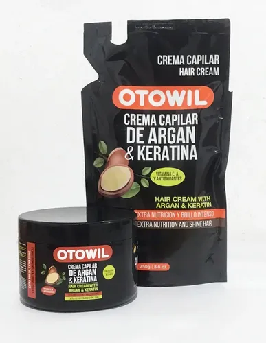 Doypack De Tratamiento Capilar Argan Y Keratina 250gr