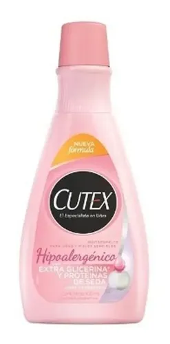 Cutex Quitaesmalte Hipoalergenico Con Glicerina X 100ml