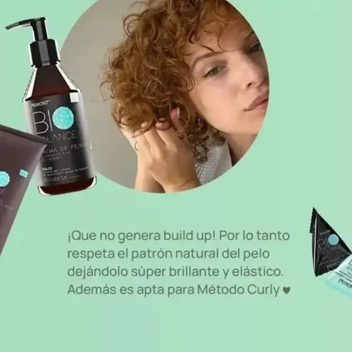 Crema De Peinar Primont Vegana Curls Definición Rizos 250ml
