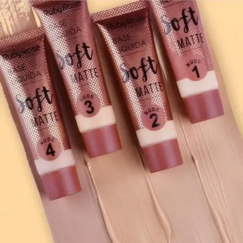 Base Líquida Ruby Rose Soft Matte Nude Acabado Natural 2 Nude