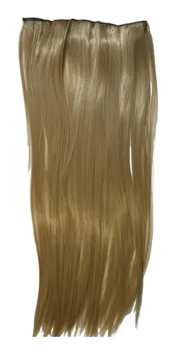 X6 Cortinas Extensión Pelo Lacio Simil Natural Planchita 180