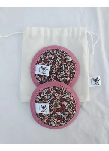 Set Pads X2 Discos Desmaquillantes Microfibra Reutilizables