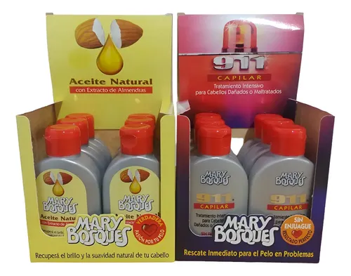 Aceite Con Extracto De Almendras Mary Bosques De 60 X6 Uni