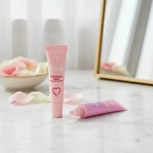 Balsamo Lip Glossy Hidratante Lip Oil Balm Tei