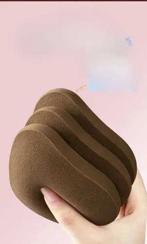 Juego De Esponjas De Maquillaje Grandes De Doble Uso, Suaves