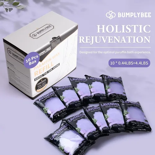 Parafina Lavanda Bumplybee Para Manos Y Pies (10 Repuestos)