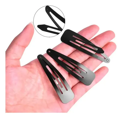Tic Tac Hebillas  Pelo Broche Lisos Blister X 12 Unidades