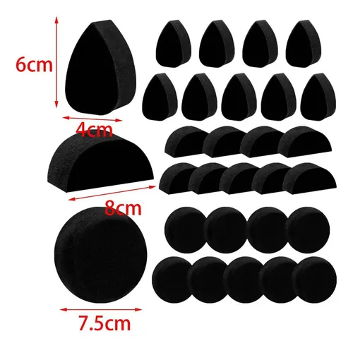 ^ Esponjas De Pintura Corporal 30 Pzas Para Maquillaje !