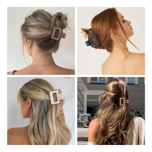 Pinzas Pequeñas Para El Cabello De 8 Piezas, 2 Estilos De Pi 8 Pcs-set