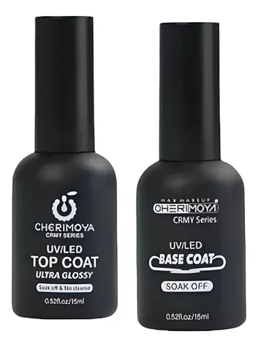 Base Y Top Glossy Premium Cherimoya Uv Led 15 Ml