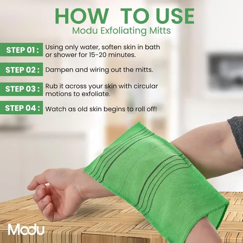 Guante Exfoliante Coreano Modu 5 U