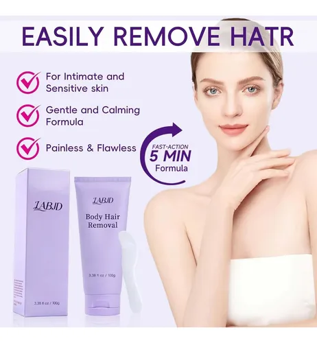 Crema Depilatoria Facial Y Corporal Labjd 100 Ml Piel