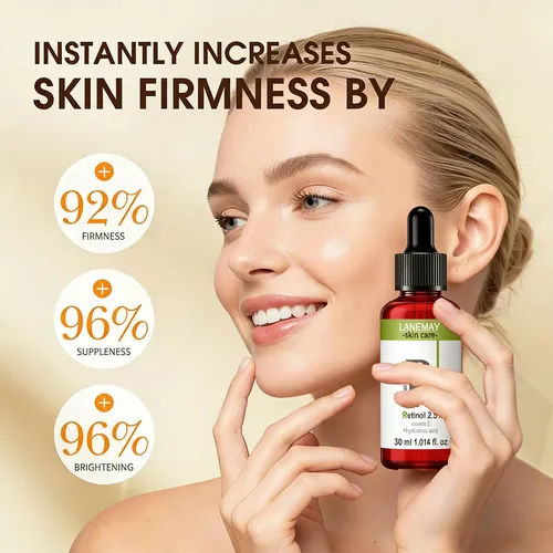 2.5% Retinol Serum Reduces Lines Firms Moisturizes 30ml