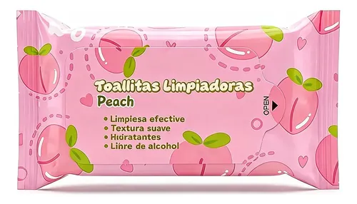 Toallitas Limpiadoras Hidratantes Con Aroma Mely 8pcs