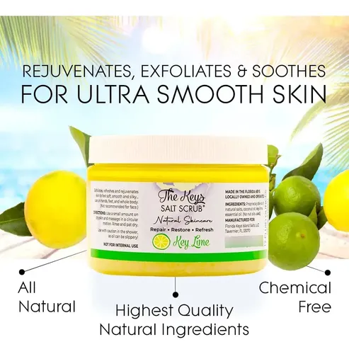 Exfoliante Corporal The Keys Sal Marina Con Lima 350 Ml Con