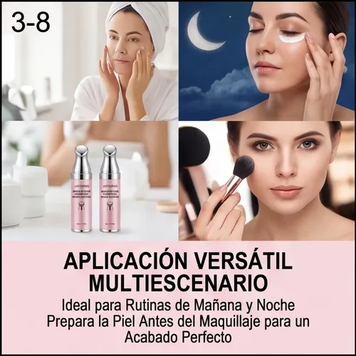 Crema De Ojos Masaje Eléctrico Polipéptido Anti Ojeras Jaysu Día/noche