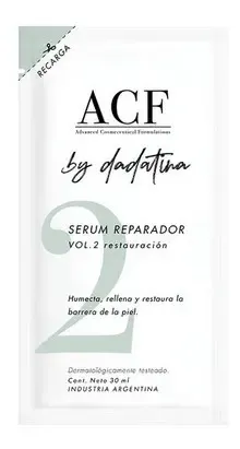 Acf By Dadatina Serum Reparador Vol2 Regenerador Refill 30ml