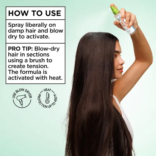 Garnier Fructis Diamond Sleek Spray Anti Frizz Brillo