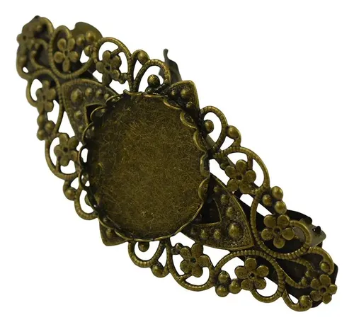 2pcs Adorno Del Cabellero Barrette Floral Francés Clip .