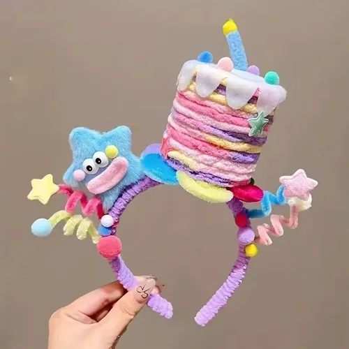 Pinza Para El Pelo De Pastel De Palo Retorcido, Diadema 1