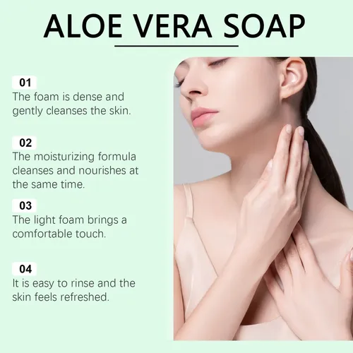 Jabón Limpiador Suave Aloe Vera 1ud
