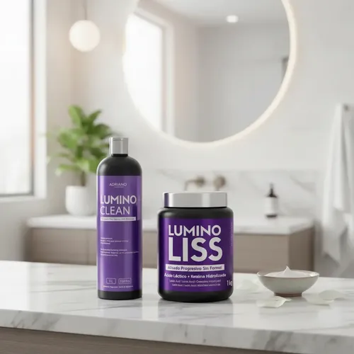 Alisado Luminoliss +shampoo Pre Técnico Luminoclean 1kg Full