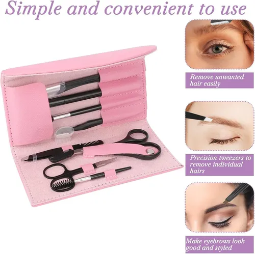 Kit Para Dar Forma A Las Cejas, Juego De 8 Piezas