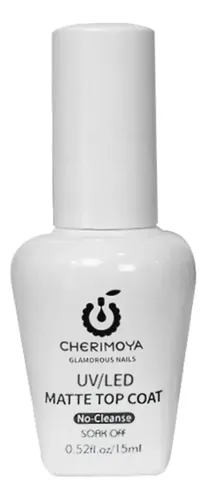 Cherimoya Esmalte Top Coat Matte Semipermanente de 15mL