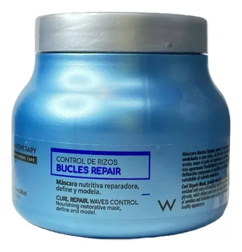 Combo Rizos Repair Hair Shampoo Mascara Crema Y Spray Brillo