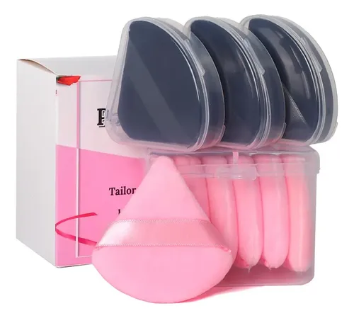 Ocim 10pcs Triangle Powder Puffs For Face Powder,soft Vel…