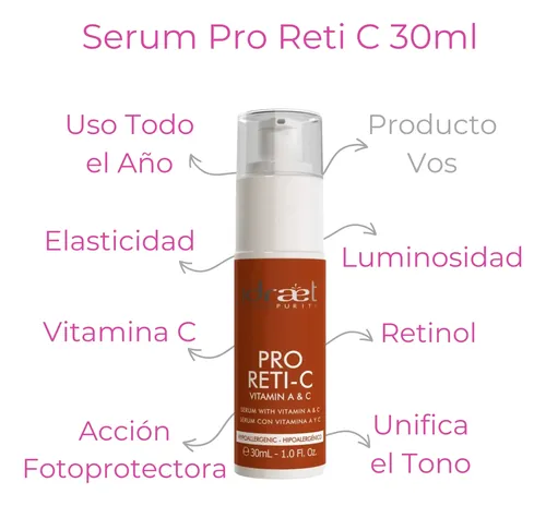 Skincare Rutina Piel Seca Antiage Retinol Vitamina C Idraet