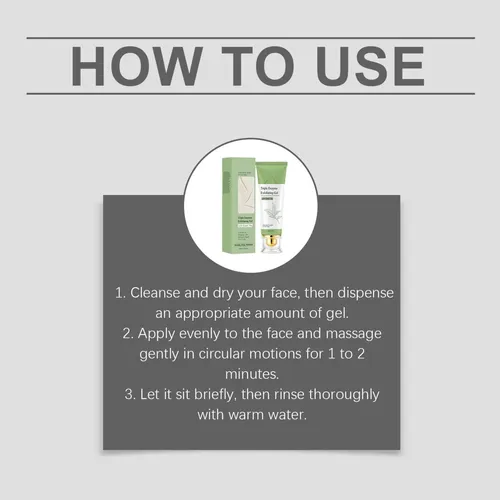 `coracode Gel Exfoliante Facial Con Té Verde Y Enzimas 1pc,