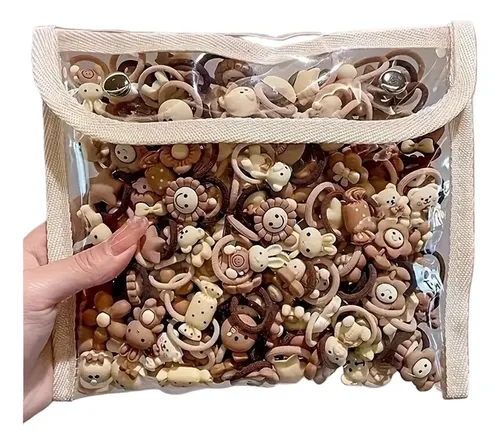 30 Cintas Elásticas Para El Cabello Con Bonitos Diseños De D
