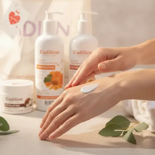 Set Regalo Cadiline Exfoliante Emulsion Manos Cuerpo Hidrata
