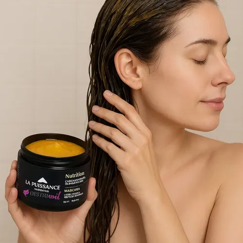 Mascara Capilar Nutricion La Puissance Acido Hialuronico En Liposomas Con Argan X250g Cabello Muy Seco – Uso Profesional Hidratacion Brillo Suavidad Humectacion Renovacion Restauradora