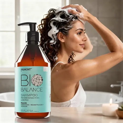 Primont Bio Balance Shampoo Vegano Low Poo Pelo Rulos 500ml