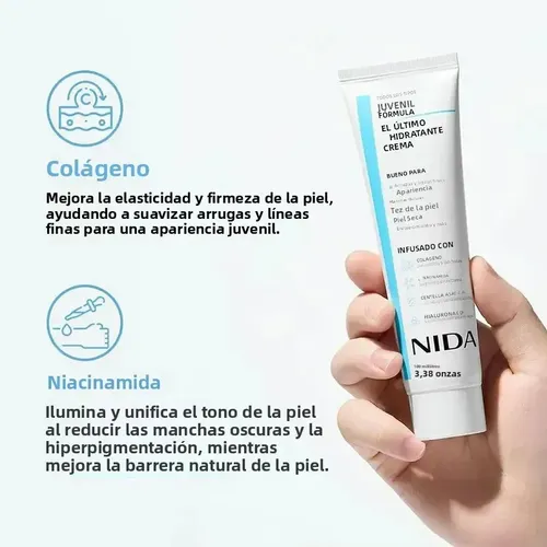 Kit 3 Cremas Faciales Antiedad Nida Con Péptidos