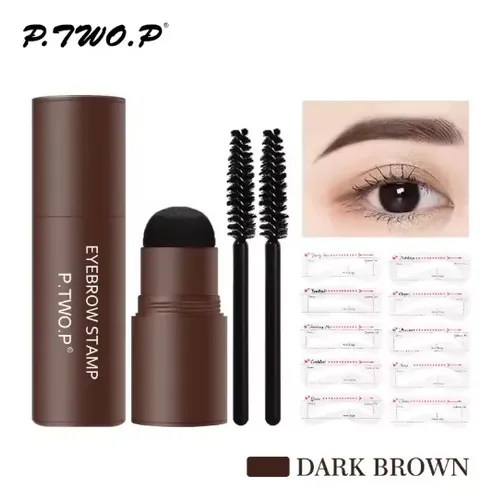 Kit Sellos De Cejas Y Plantillas Ptwop Importado Original