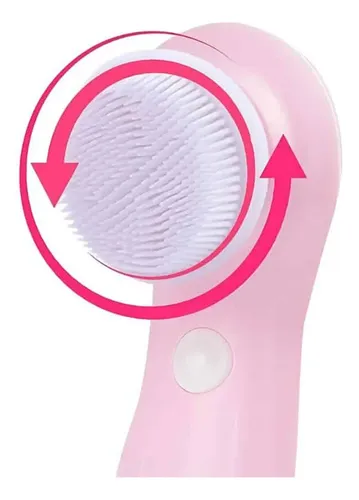 Cepillo Facial Electrico Recargable 3 Cabezales Exfoliante