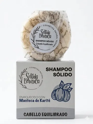 Shampoo Sólido Vegano Cabello Equilibrado Sentida Botáncia