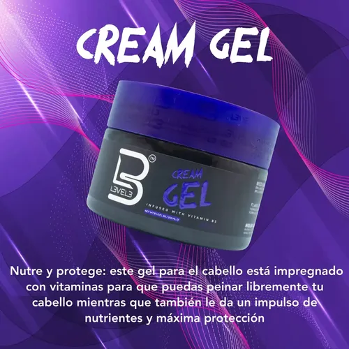 Gel En Crema L3 Level 3 Para Peinar Fijación Y Volumen 250ml