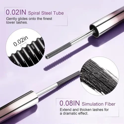 **máscara Iron Wand, Rizador De Pestañas 5d Con Gel***