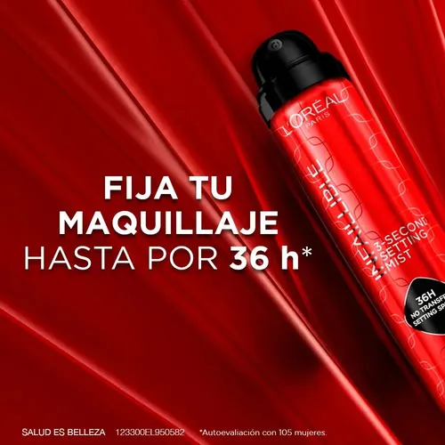 = , Xt . Spray Fijador De Maquillaje Infallible Con 36