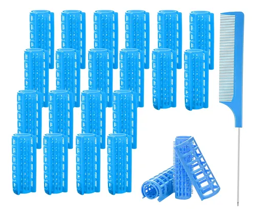 Zmd 20 Rulos De Plástico Para Rizos, Rizadores De Pelo Suave